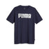 T-shirt blu da uomo con logo bianco sul petto Puma Graphics, Abbigliamento Sport, SKU a722000341, Immagine 0